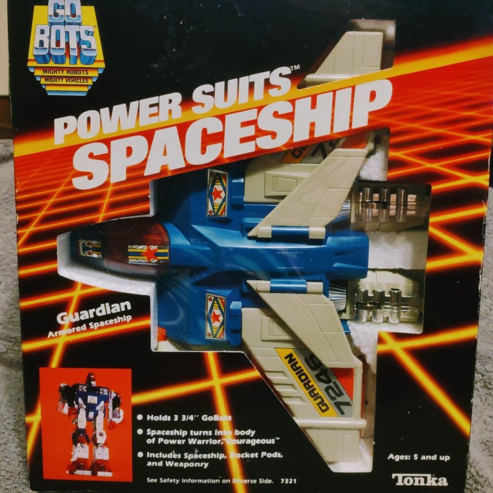 Go Bots Power Suits Spaceship (GUARDIAN) Series 7246  Vintage 1985